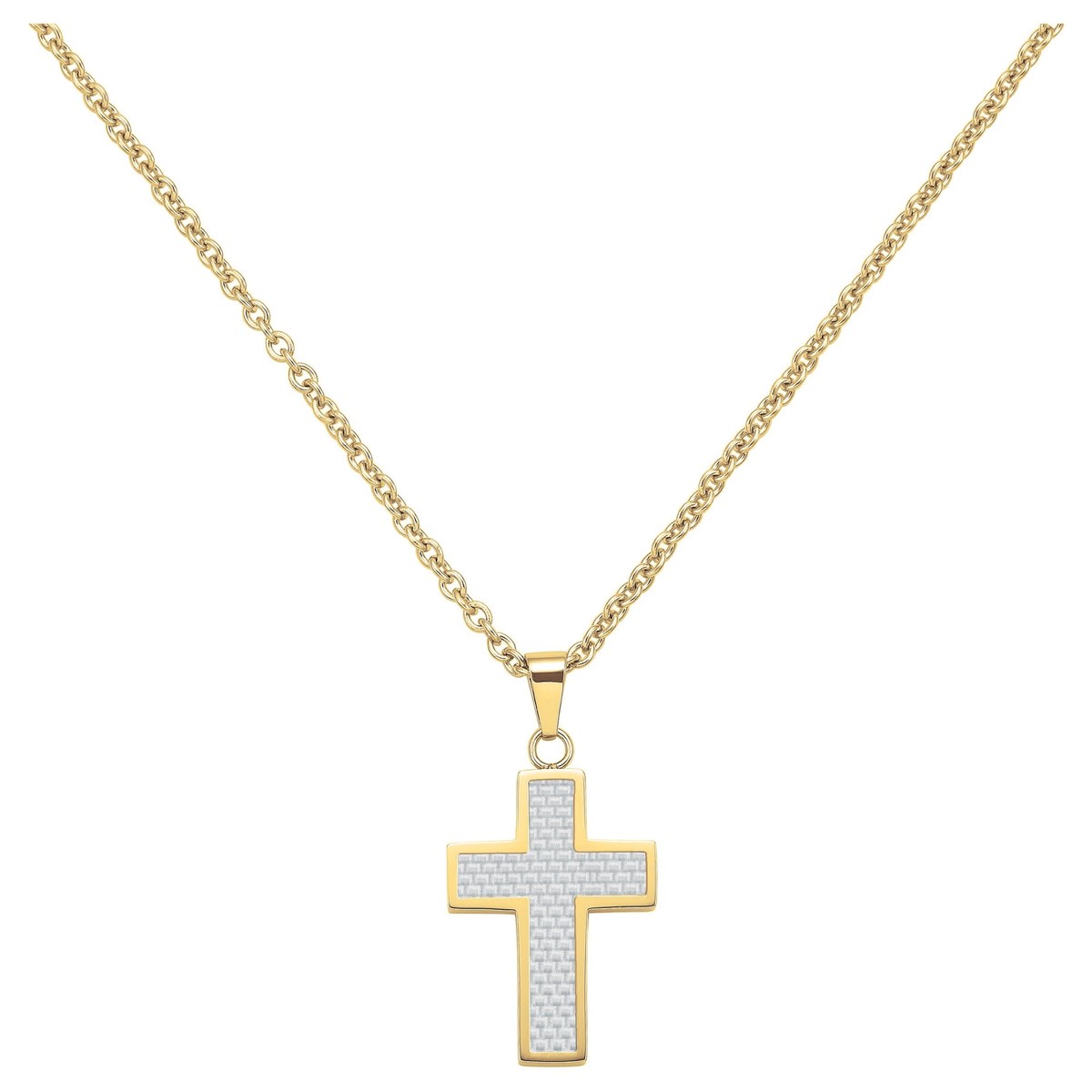 Collier mono-motif Cédric en PVD