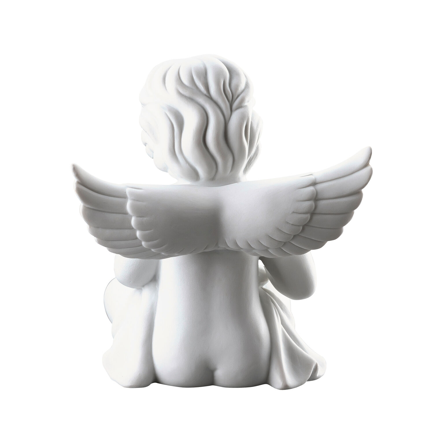 Angels Weiss matt Engel mit Schriftrolle