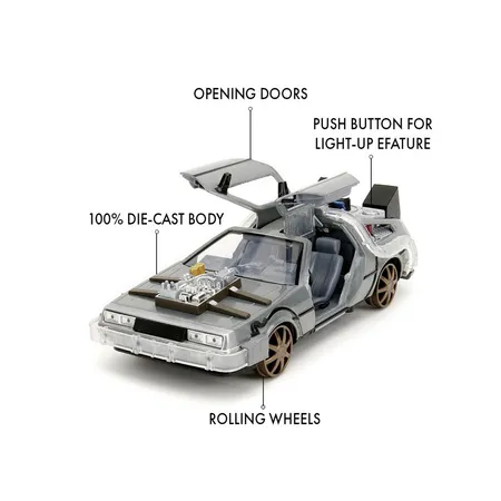 Jada Time Machine (Back to the Future 3) 1:24
