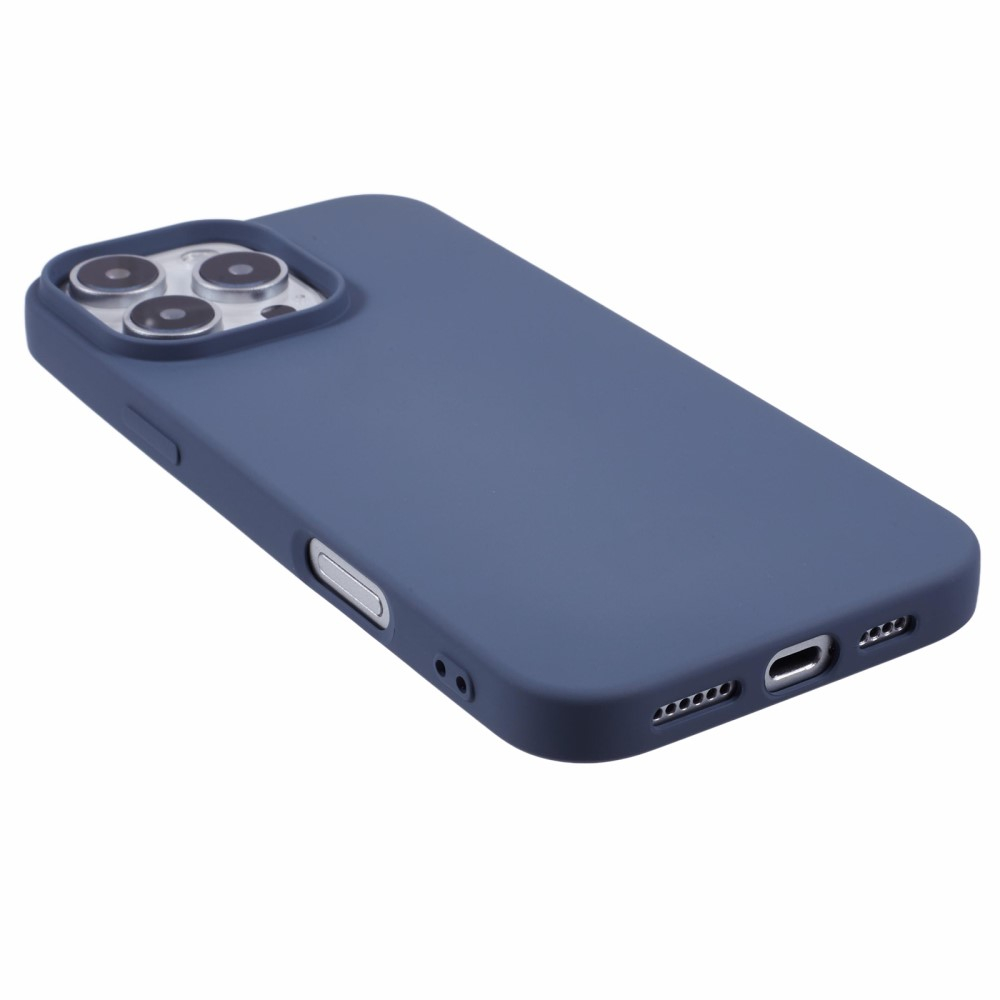 iPhone 16 Pro Max Gummi Case Schutzhülle - Dunkelblau (Matt)