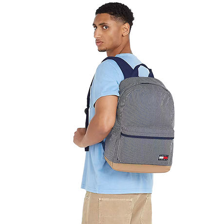 Tommy Hilfiger Rucksack - TJM Ess Daily Stripe - Hickory Stripe