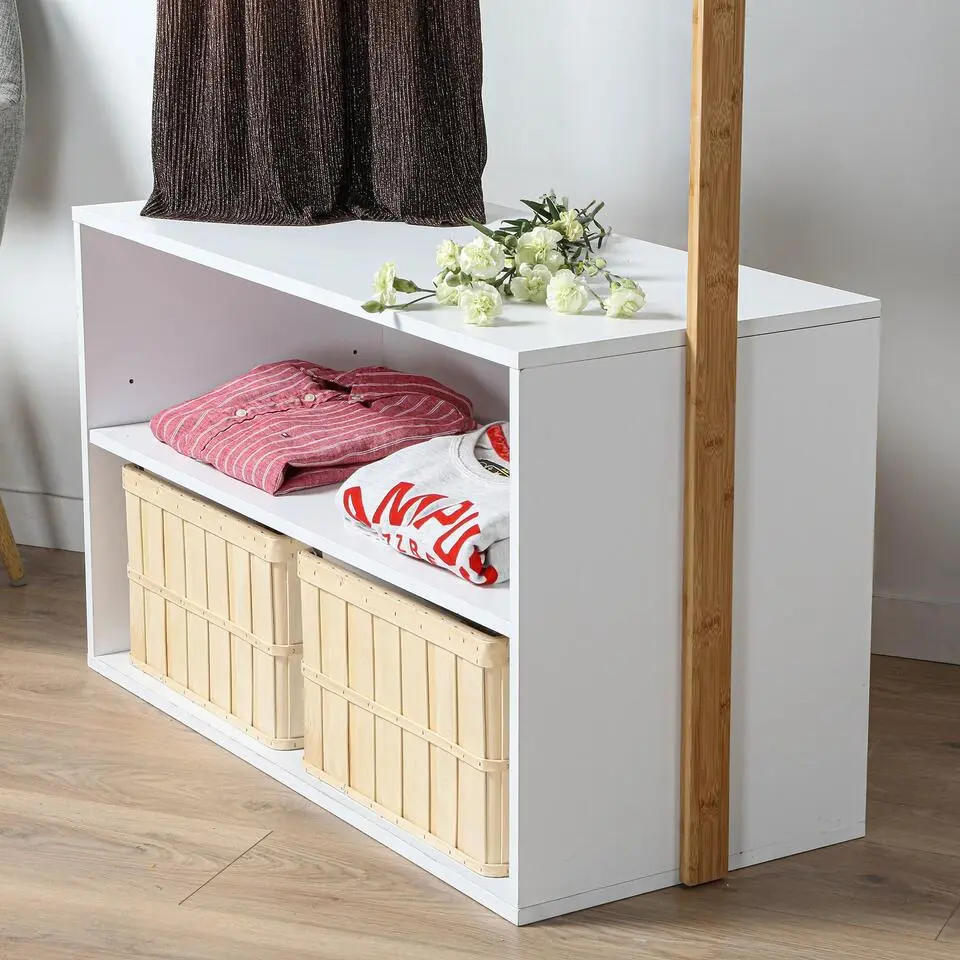 CALICOSY - Kledingkast - Wit - 171x90x40 cm