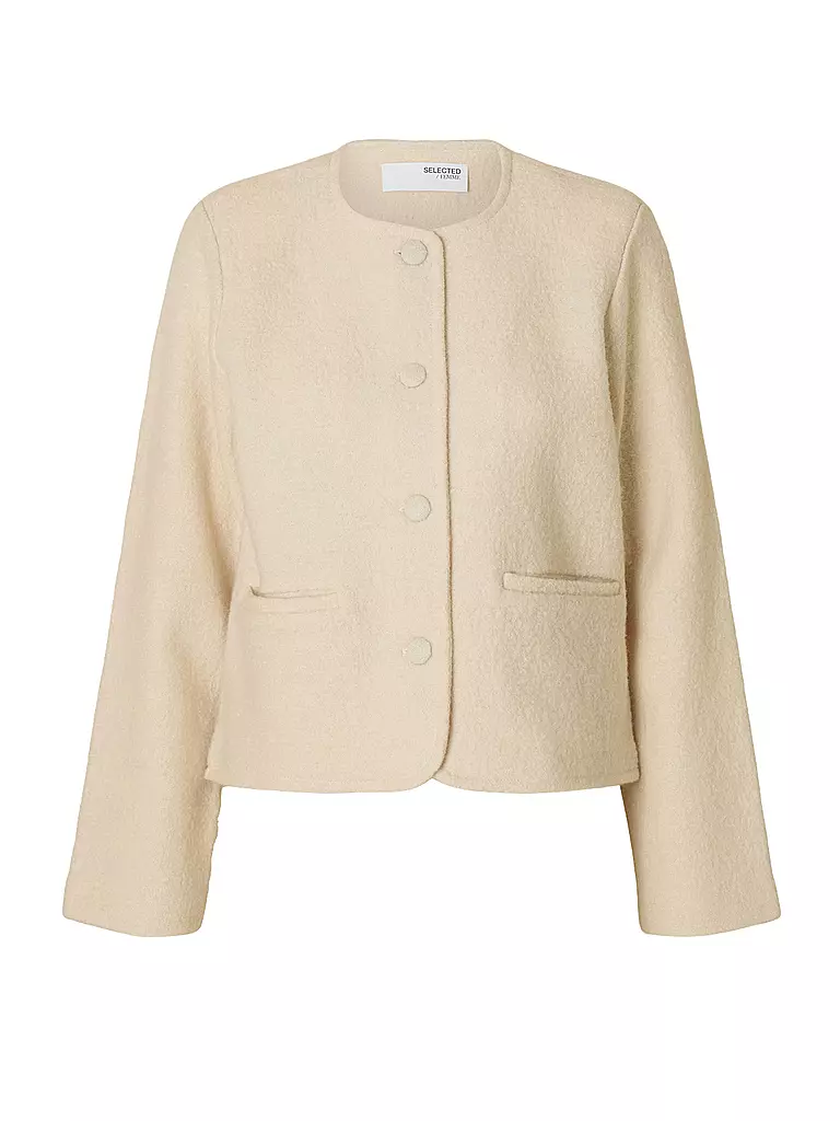 SELECTED FEMME Strickjacke SLFDARLA  creme