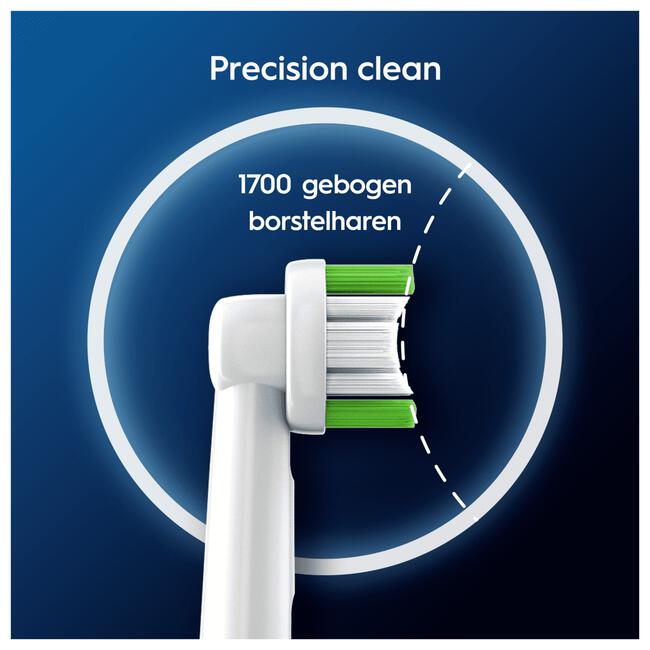 Oral-B Precision Clean Opzetborstels Wit 2 Stuks