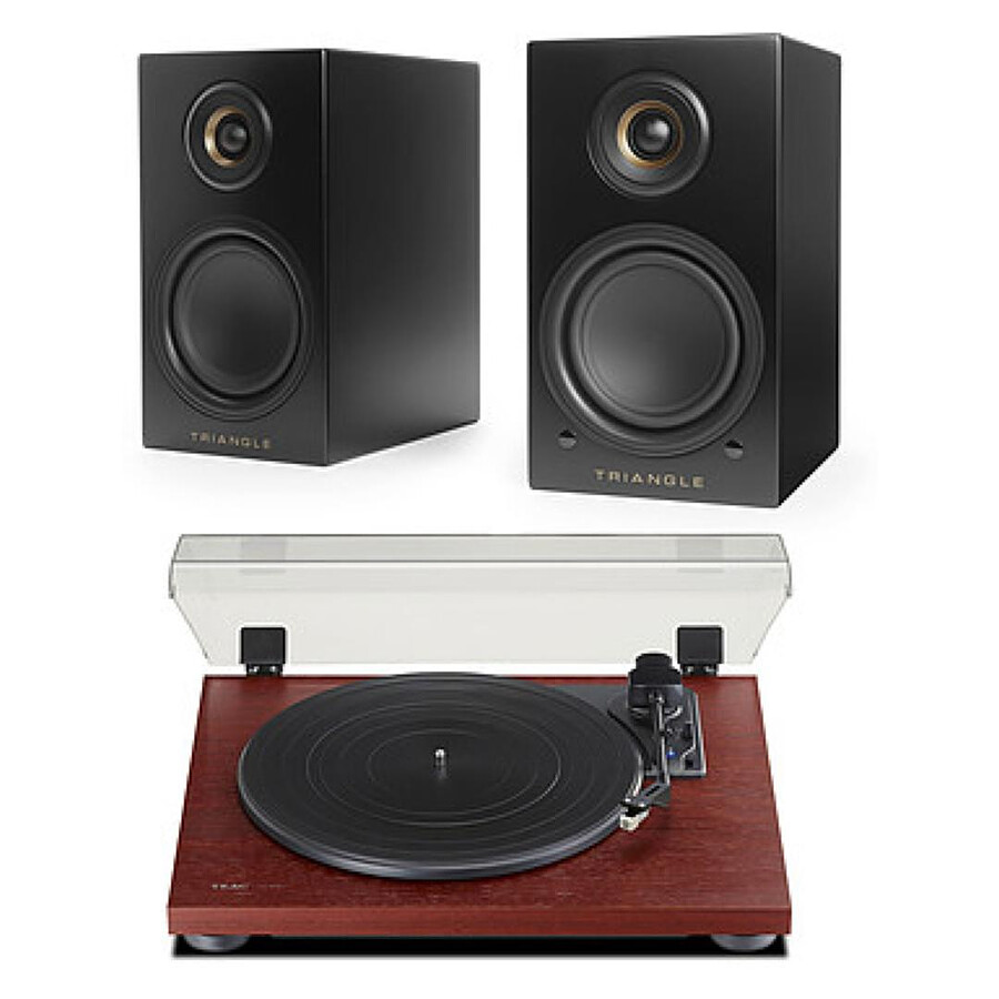 Teac TN-180BT-A3 Merisier + Triangle Elara LN01A Noir mat