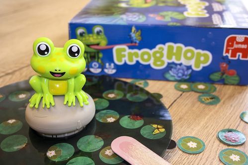 Jumbo Frog Hop - Hilarisch kinderspel voor 2-4 spelers vanaf 4 jaar