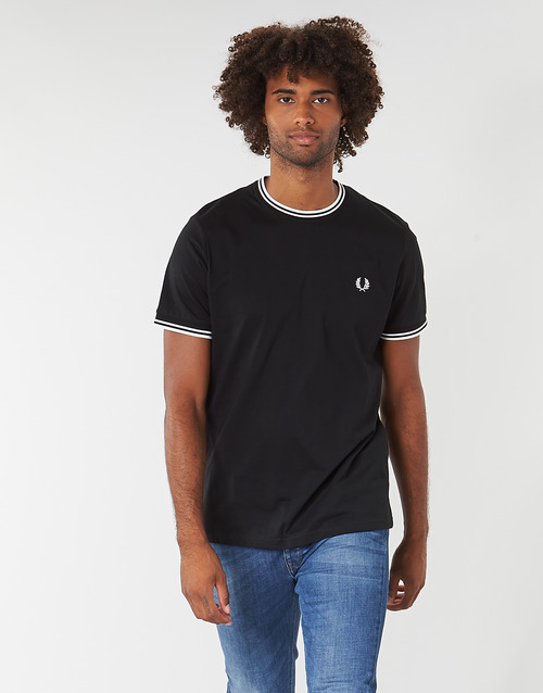 Fred Perry - TWIN TIPPED T-SHIRT - Noir