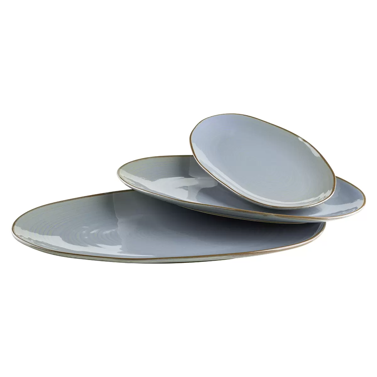 Servierplatten-Set 3tlg. NOTTINGHAM Blau