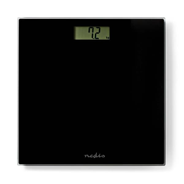 Personvekt | Digital | Sort | Herdet Glass | Maksimal vekttrykk: 150 kg