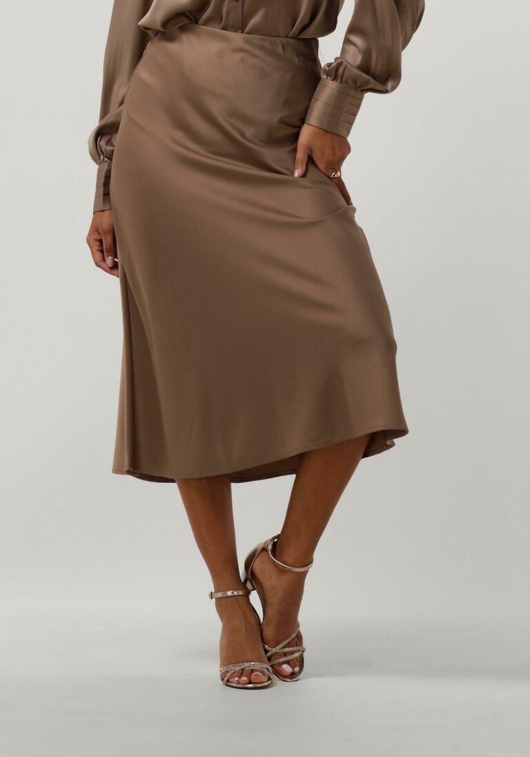 Y.A.S. bruine y.a.s. midirok yaspella hw midi skirt s.