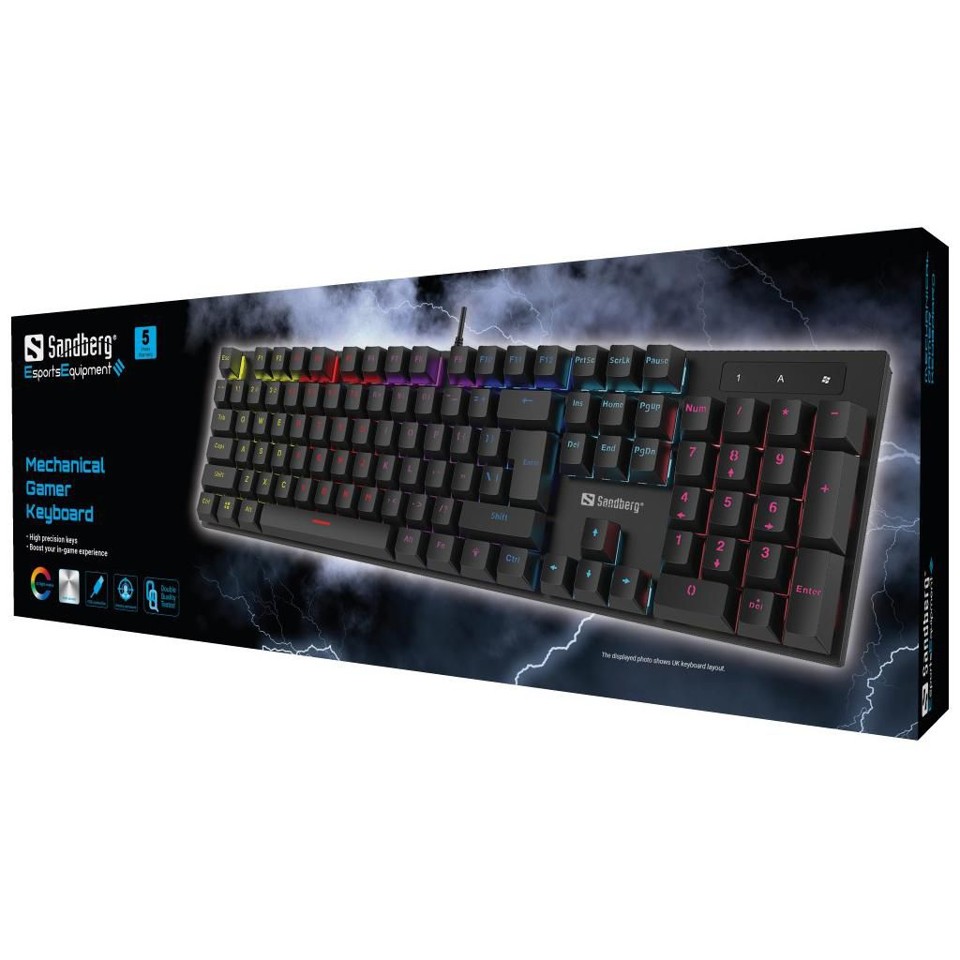 Sandberg - Mechanical Gamer Keyboard GERMAN