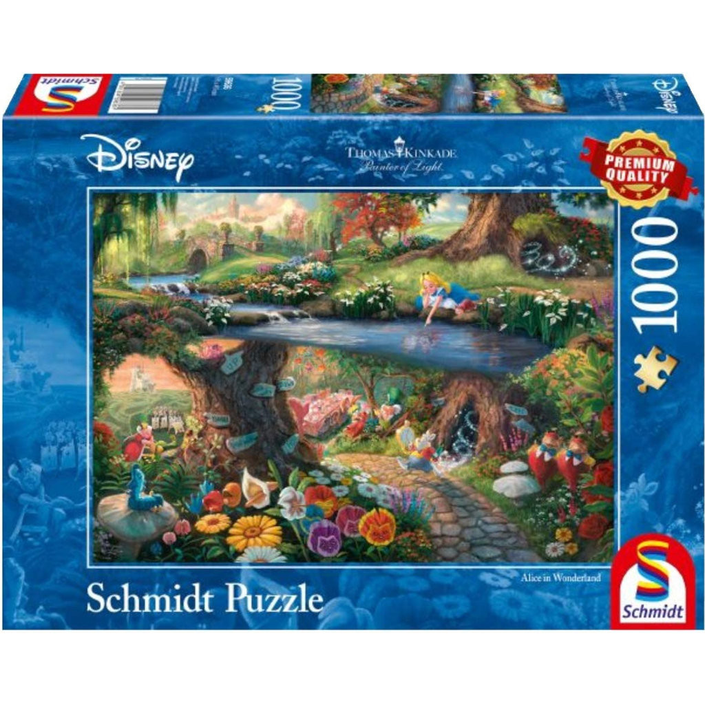 Puzzle Disney Kinkade - Alice au Pays des Merveilles - 1000 pièces