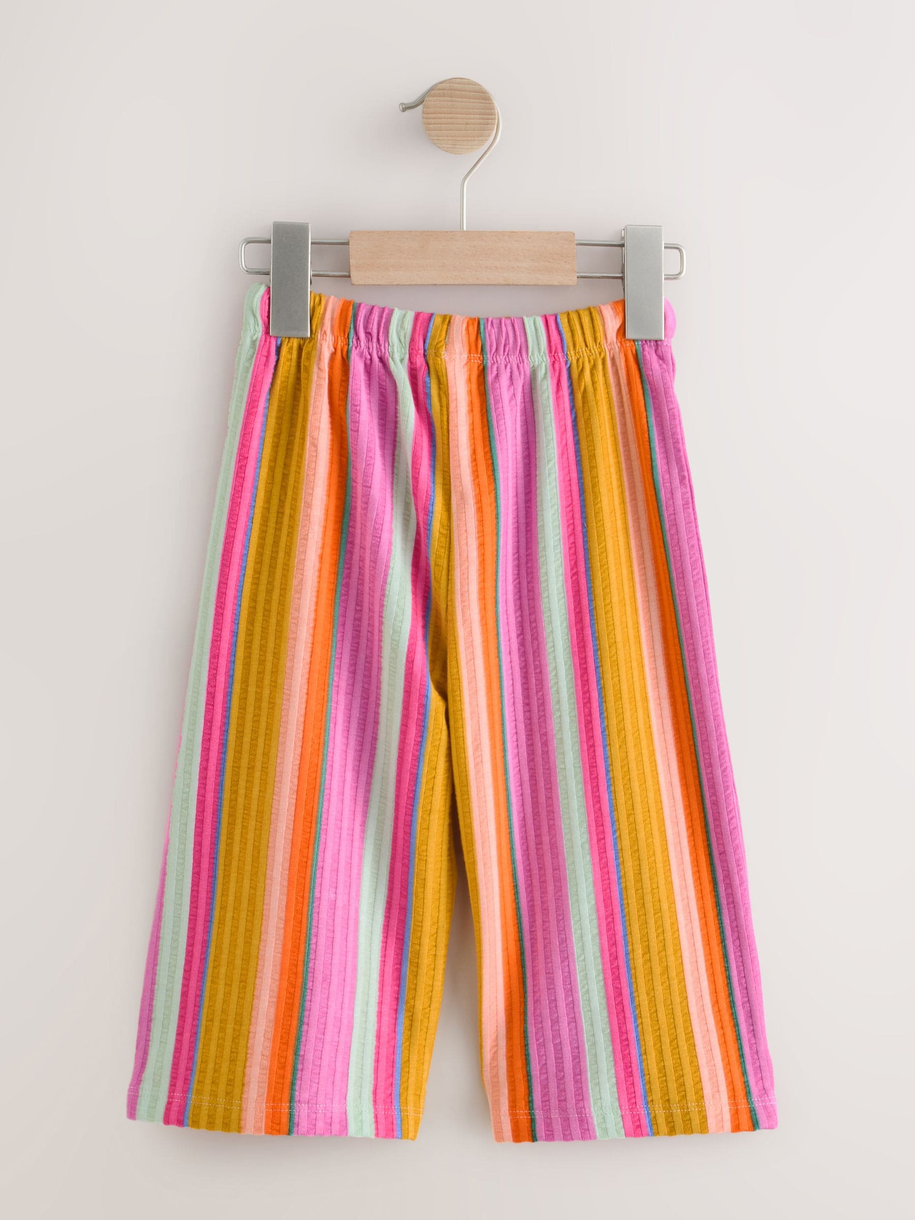 Regenboogstrepen - Broek met wijde pijpen (3mnd -7jr)