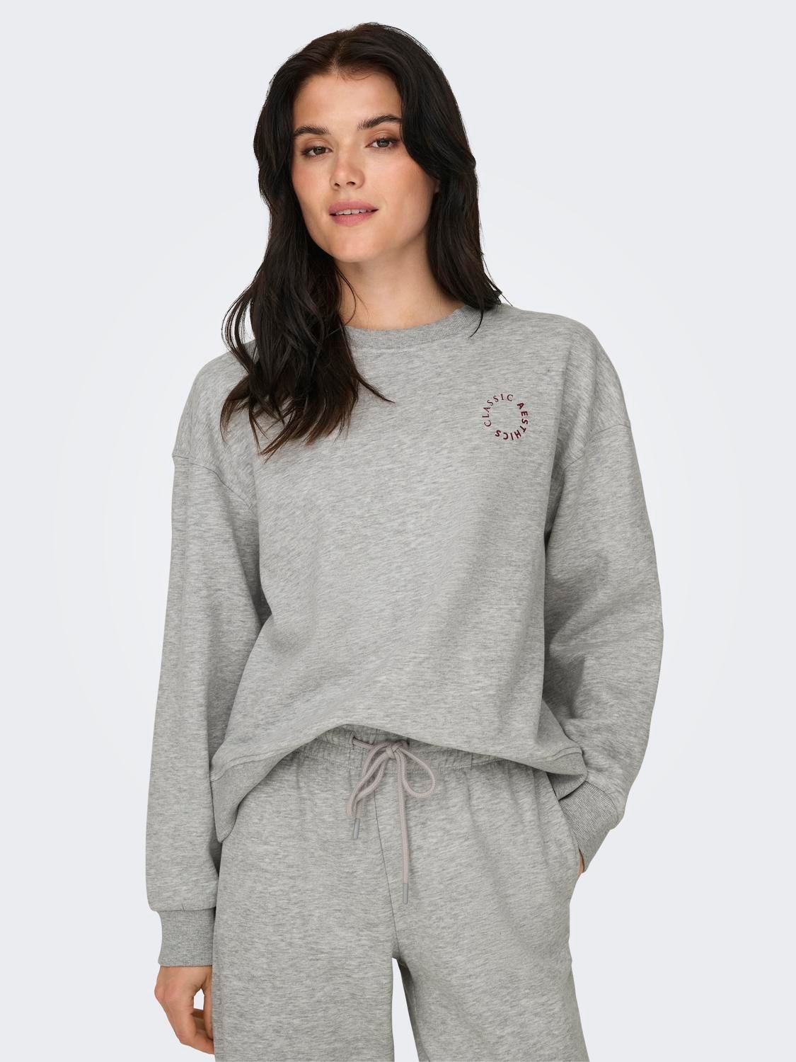 JDYSALLY Sweatshirt Light Grey Melange