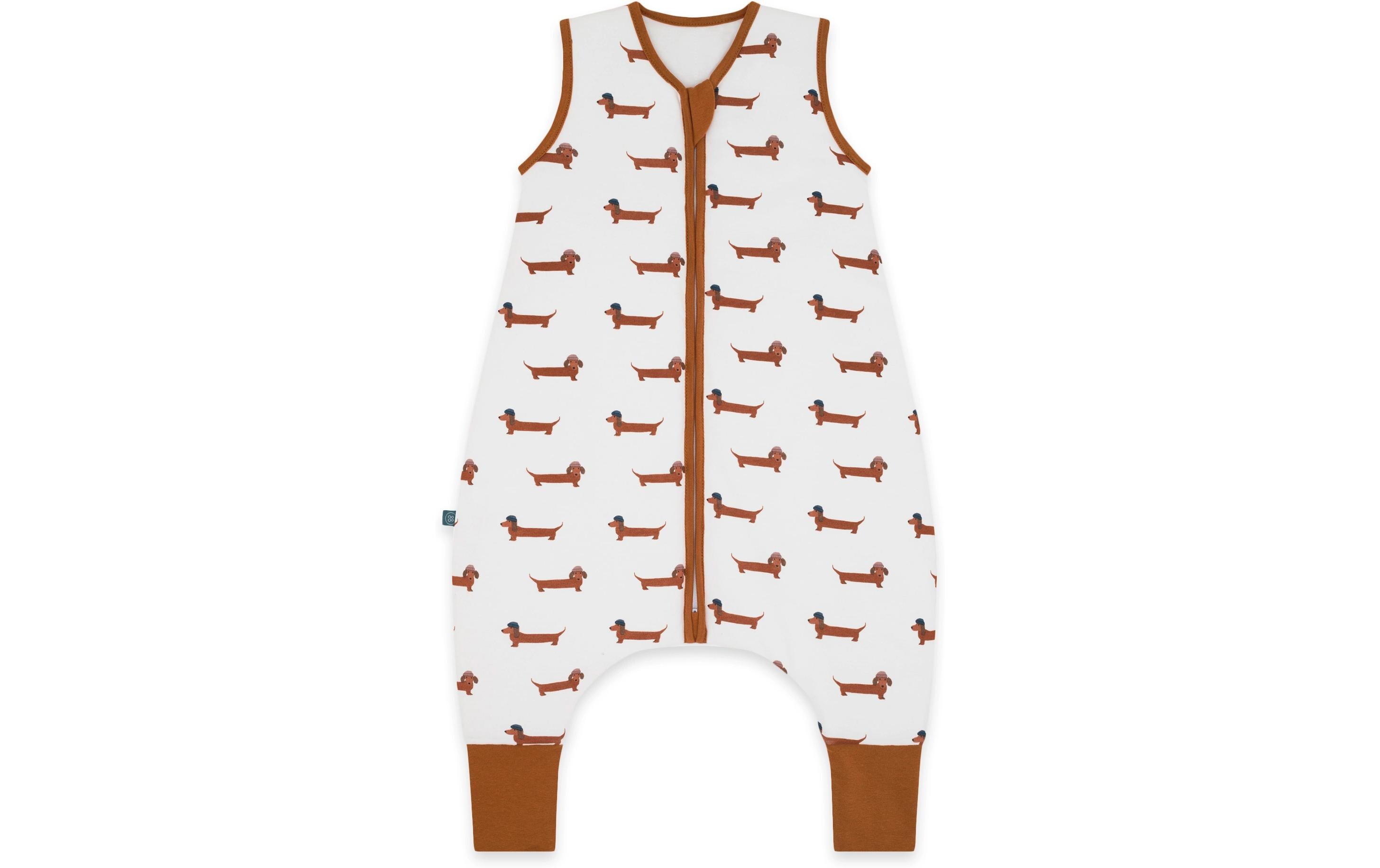 Baby-Ganzjahrschlafsack Jumper Dackel 70 cmGanzjahresschlafsack mit Füssen für Babys