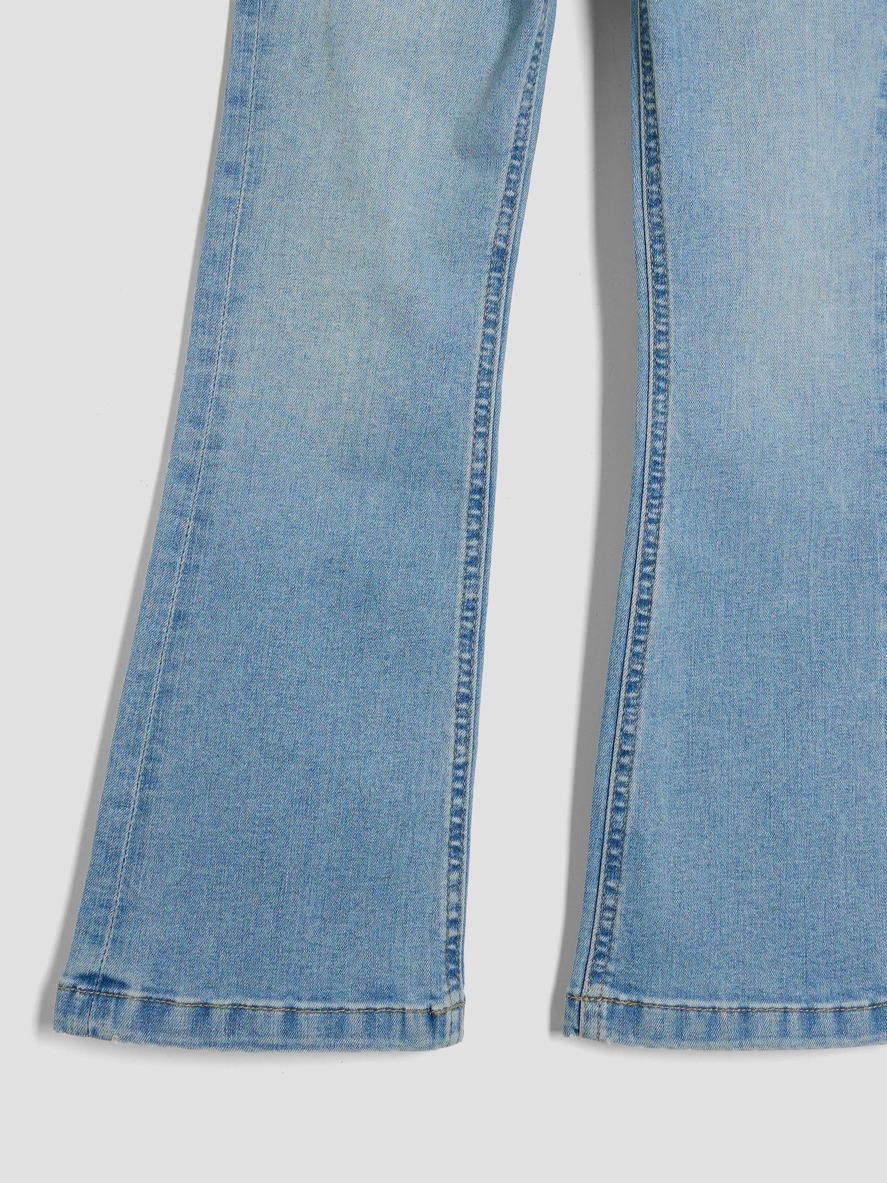 River Island Girls Low Rise Snaffle Flare Jeans