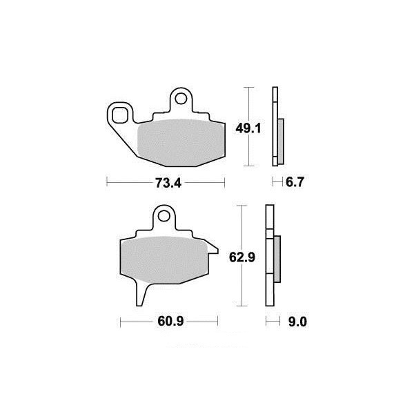 Sifam - Plaquettes de frein S1042N