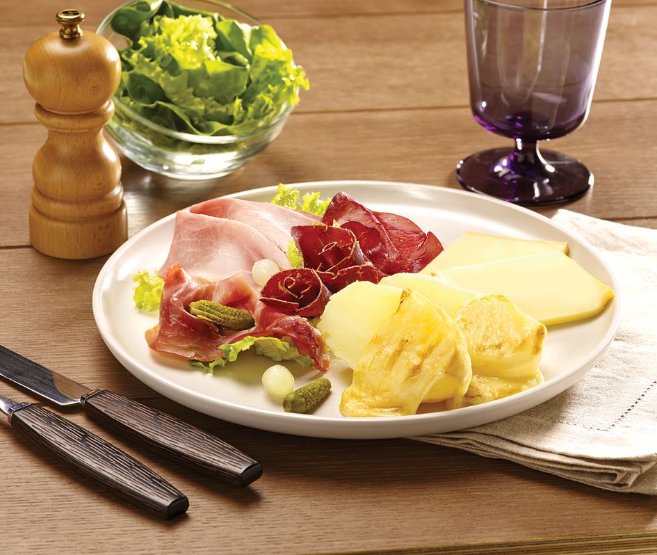 Tefal RE458812 raclette 10 personen Zwart 1350 W