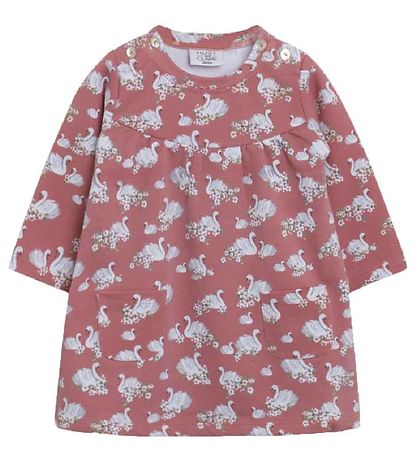 Hust and Claire Kleid - Kara - Pink m. Schwäne