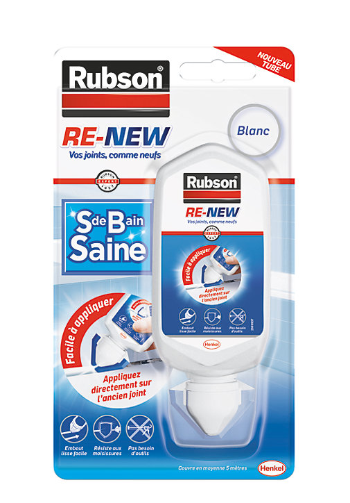 Mastic Re-new salle de bain Rubson blanc