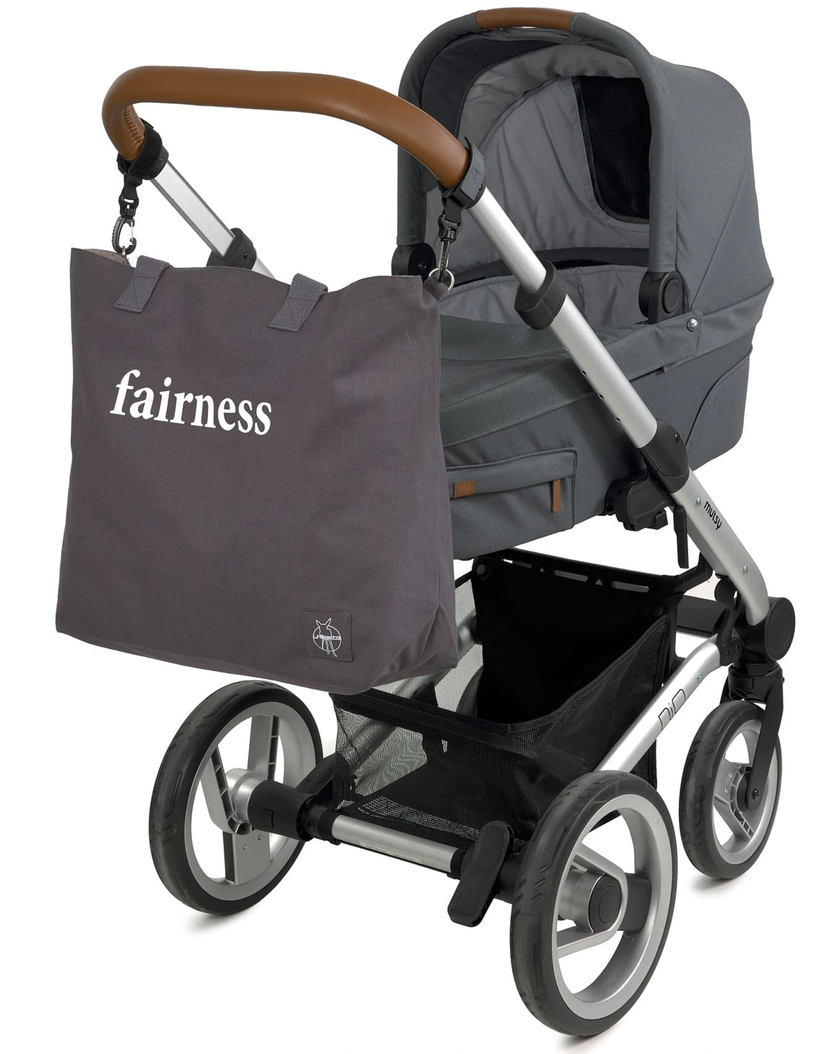 Shopper STATEMENT (60x16x41) 3-teilig in anthracite