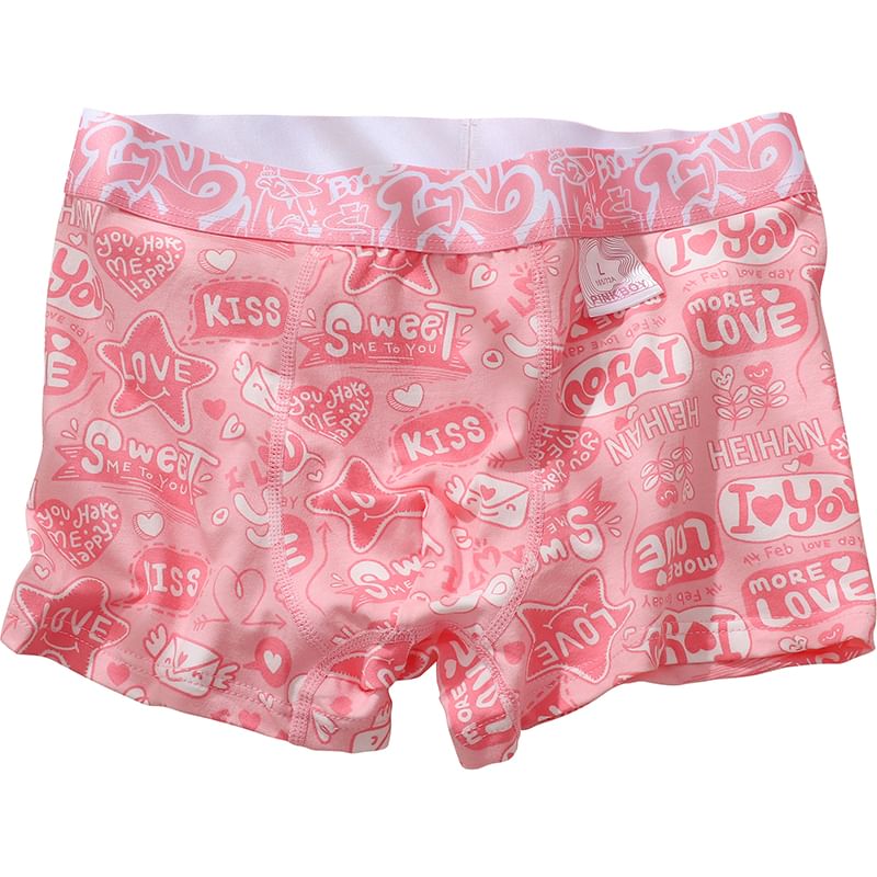 Pancherry - Cartoon Print Boxershorts / Set