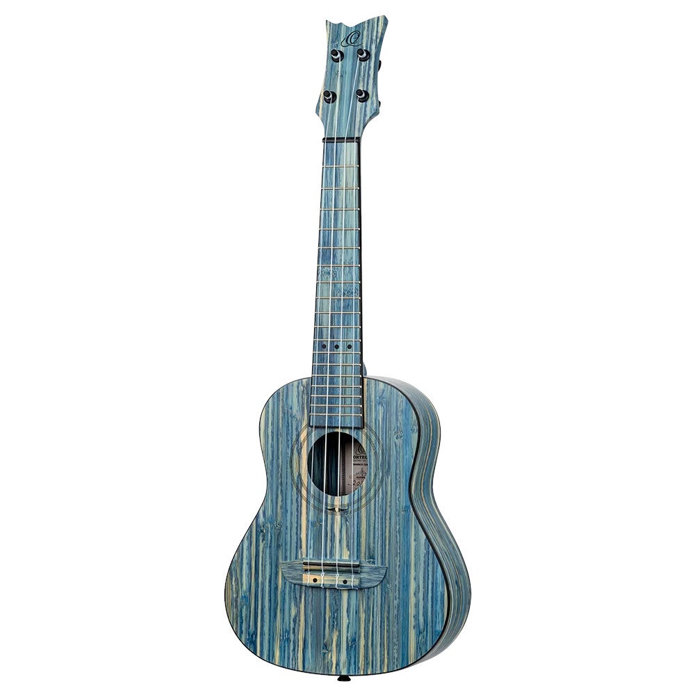 Ortega RUSWB-CC Bamboo Series Concert Size Ukulele Stonewashed concert ukelele met gigbag