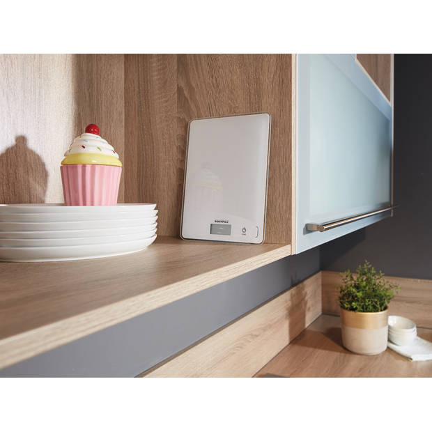 Soehnle keukenweegschaal Compact 300 - digitaal - 1 gr nauwkeurig - tot 5 kg - wit