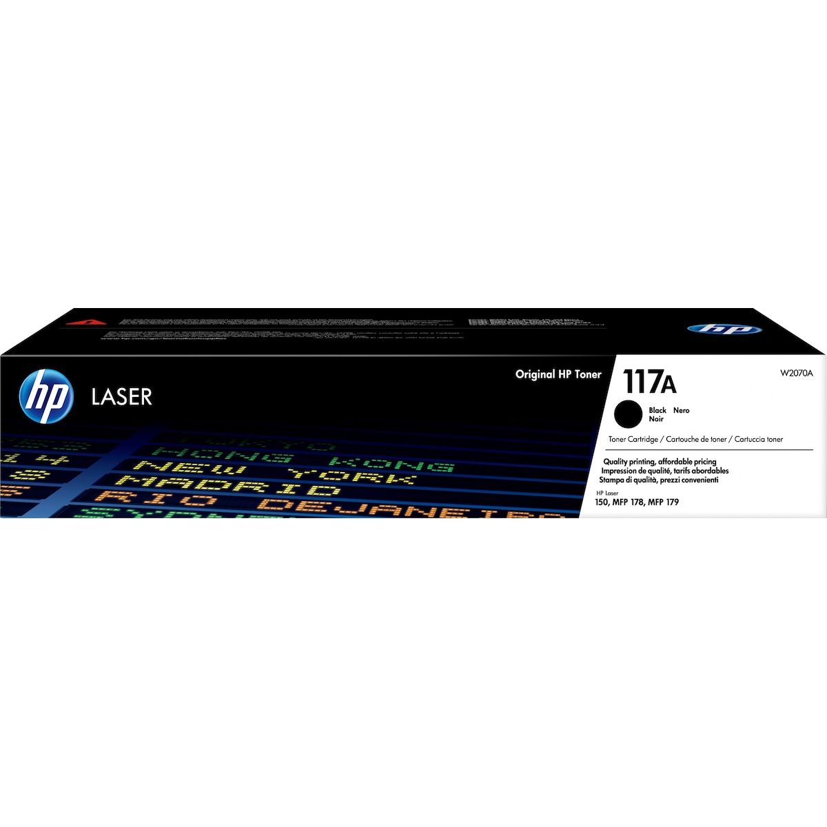 HP 117A lasertoner (sort)