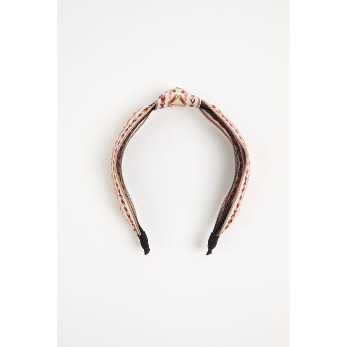 Veritas-Diadeem print knoop