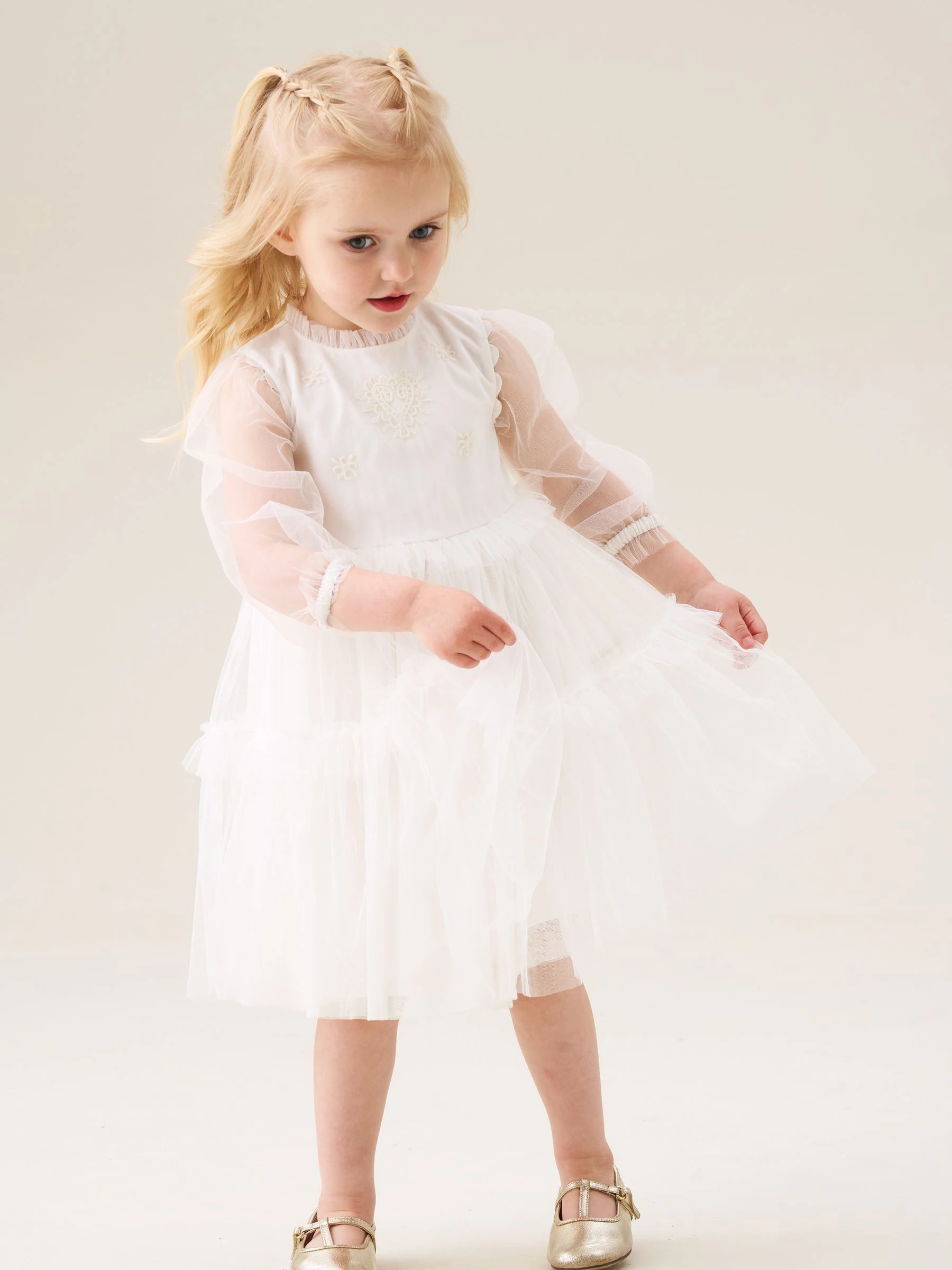 Angel & Rocket Beau boho-jurk met borduursel