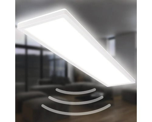LED-paneel IP44 33W 4800 lm 4000 K wit 20x98 cm Slim + Backlight Effect