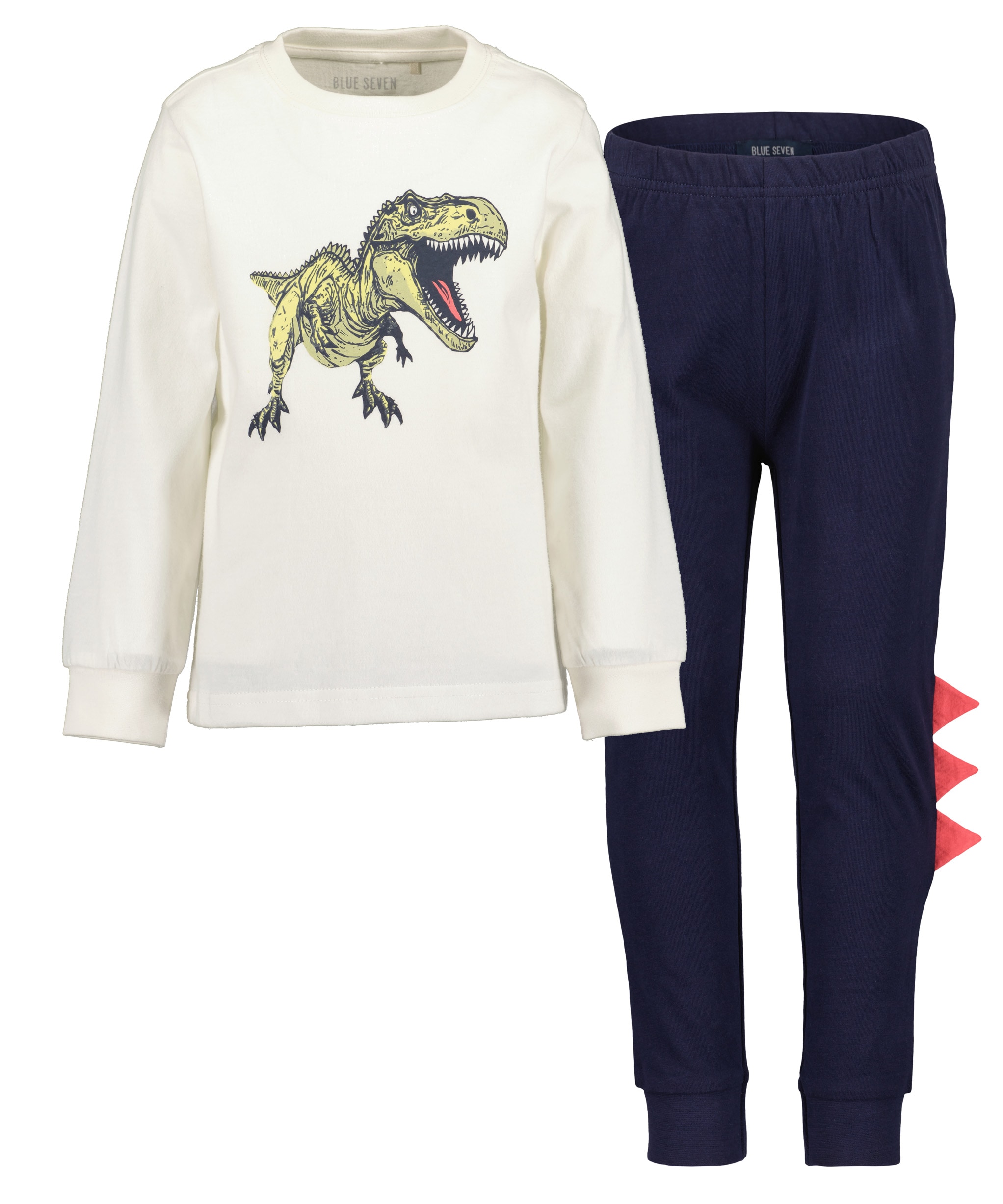 Blue Seven Pyjama Set, 2 Stk. tlg., mit tollen Details - für Dino-Fans