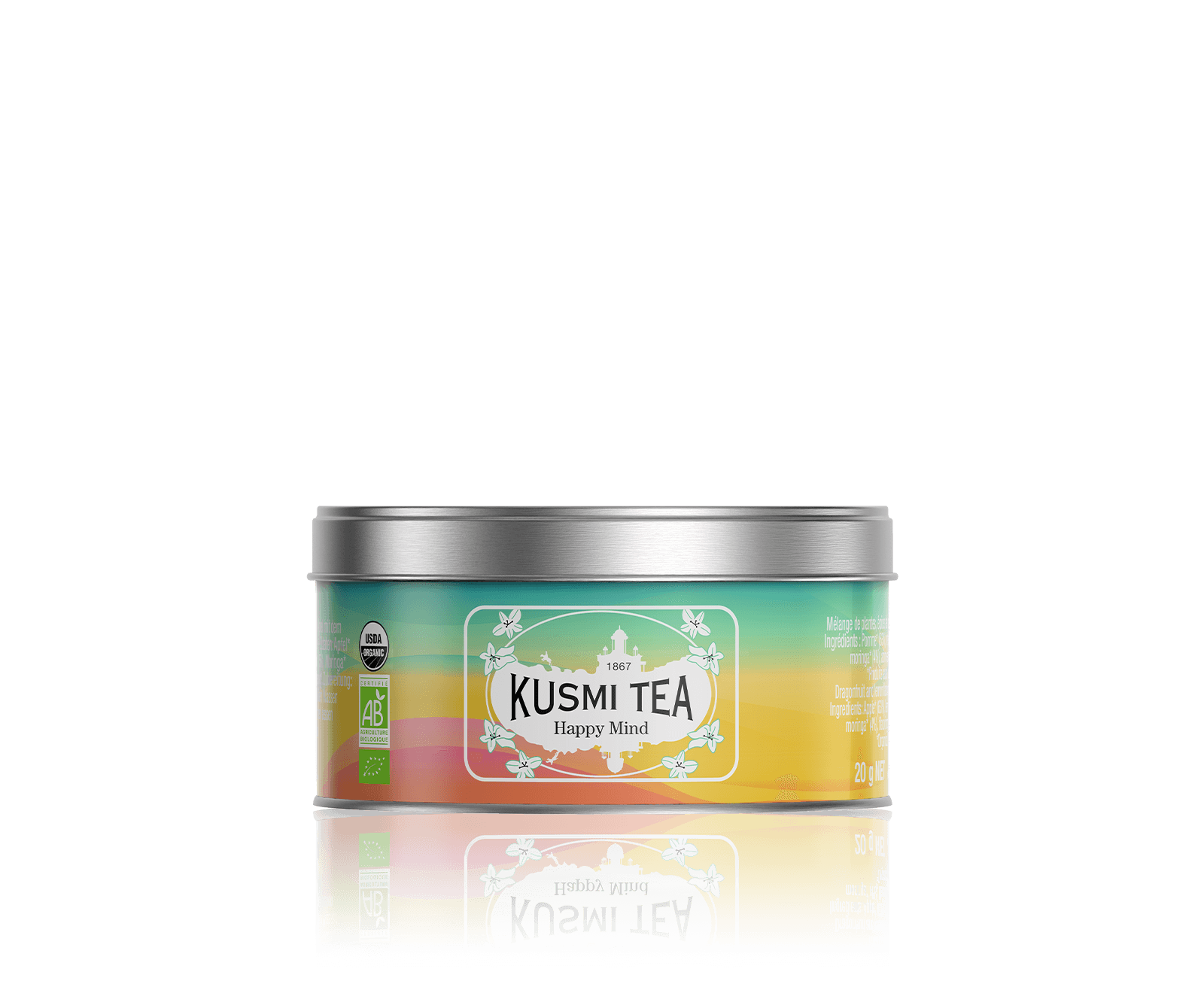 Happy Mind-Infusion de plantes, pomme Boîte 20 g