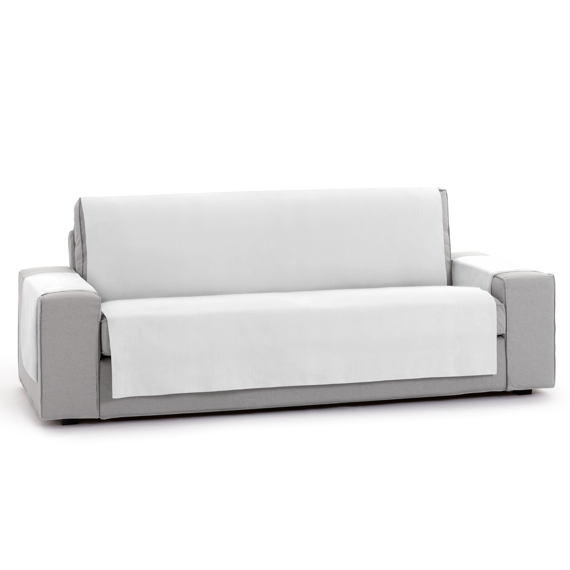 Capa protetora para sofá Royale, 115 cm, cinza. 2 lugares (120-170 cm).