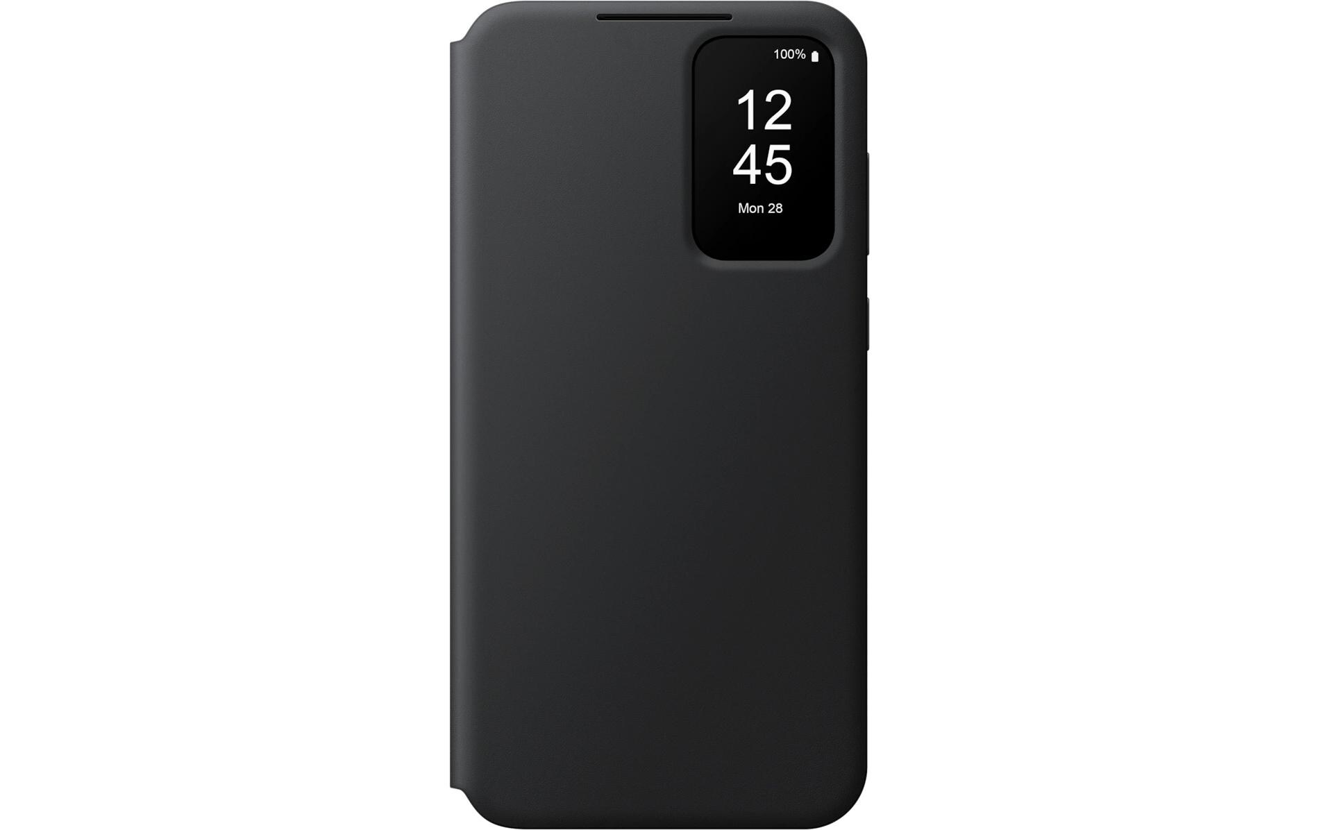 Book Cover Smart View Galaxy A35 5G SchwarzSchutzhülle mit Sichtfenster für das Samsung Galaxy A35 5G