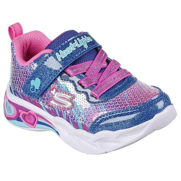 S-Lights Heart Lights Sneakers Lets Shine Navy Multicolor