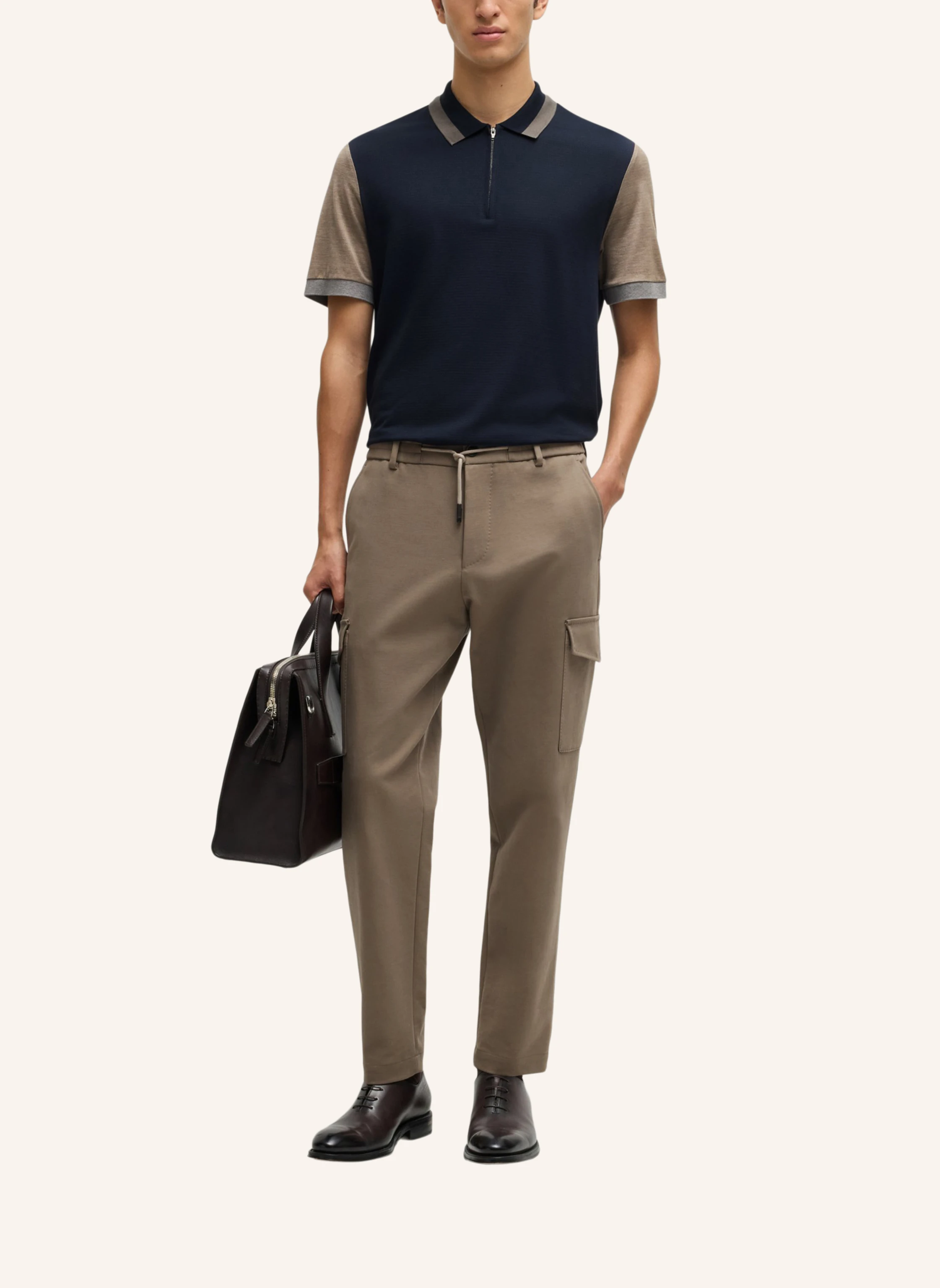 BOSS Poloshirt L-PARKAU 05 Regular Fit