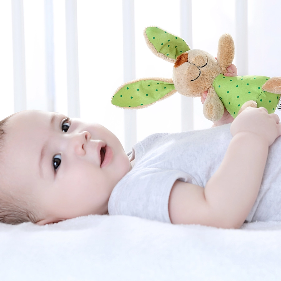sigikid® Rassel Hase Red Stars Collection