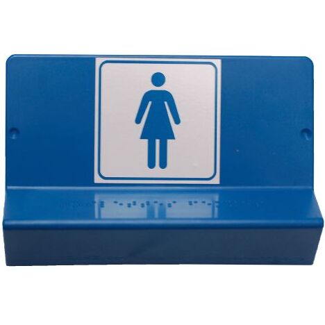 WC PMR - braille et gravure