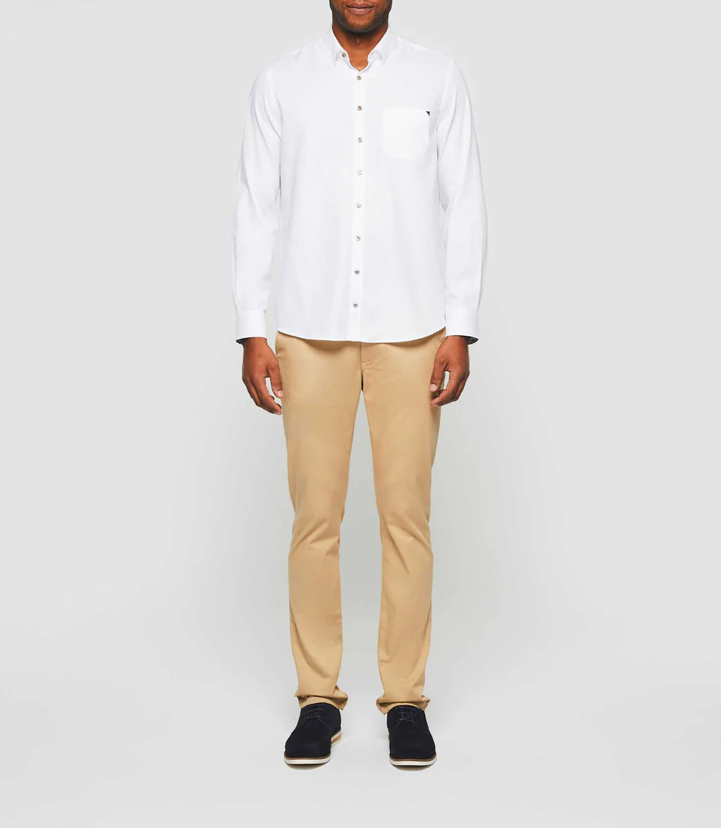 Chemise casual blanche 