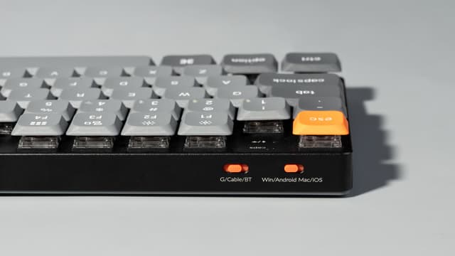 Keychron K1 Max gaming tastatur (Gateron, Low Profile, Røde Switches)
