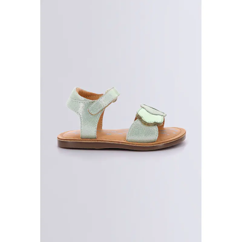 Dyastar Vert clair SANDALES Cuir  Fille