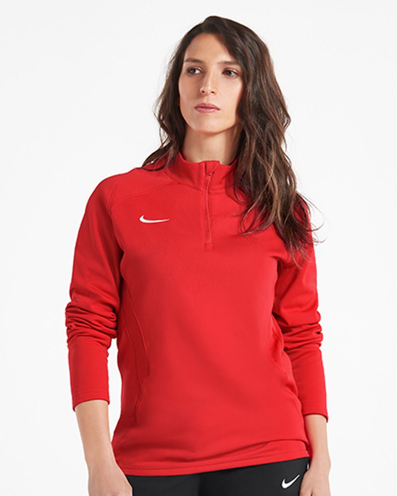 Haut d'entrainement 1/4 Zip Nike Training Rouge pour femme