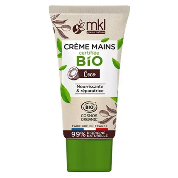 Creme para as mãos MKL Green Nature com coco orgânico 50ml