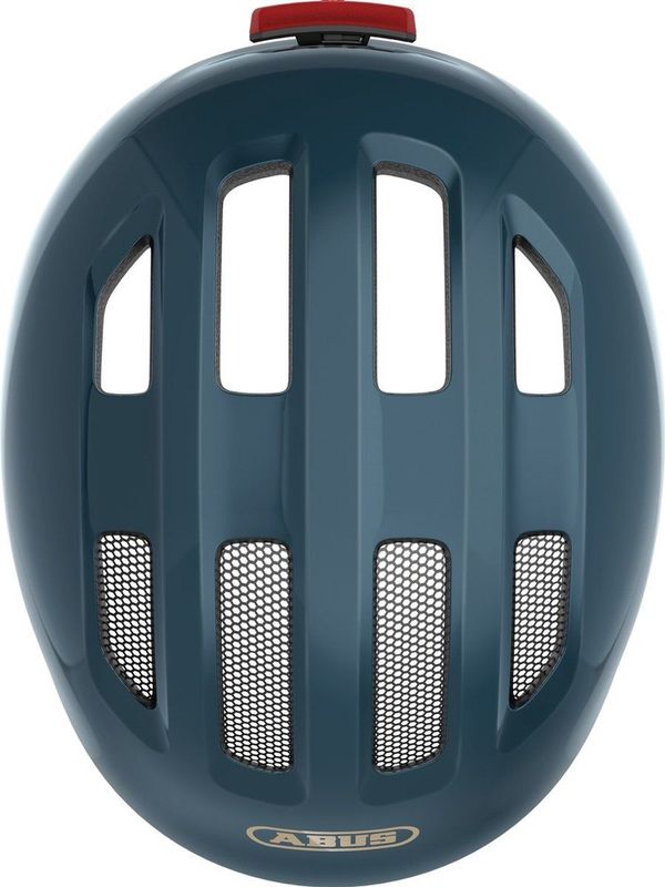 Abus - Smiley 3.0 Ace - Fietshelm - Royal Blue - Gloss White - LED