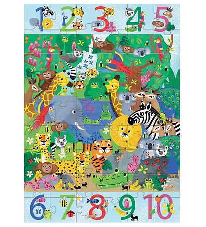 Djeco K?mpepuslespil - 54 Brikker - 70x50 cm - Jungle