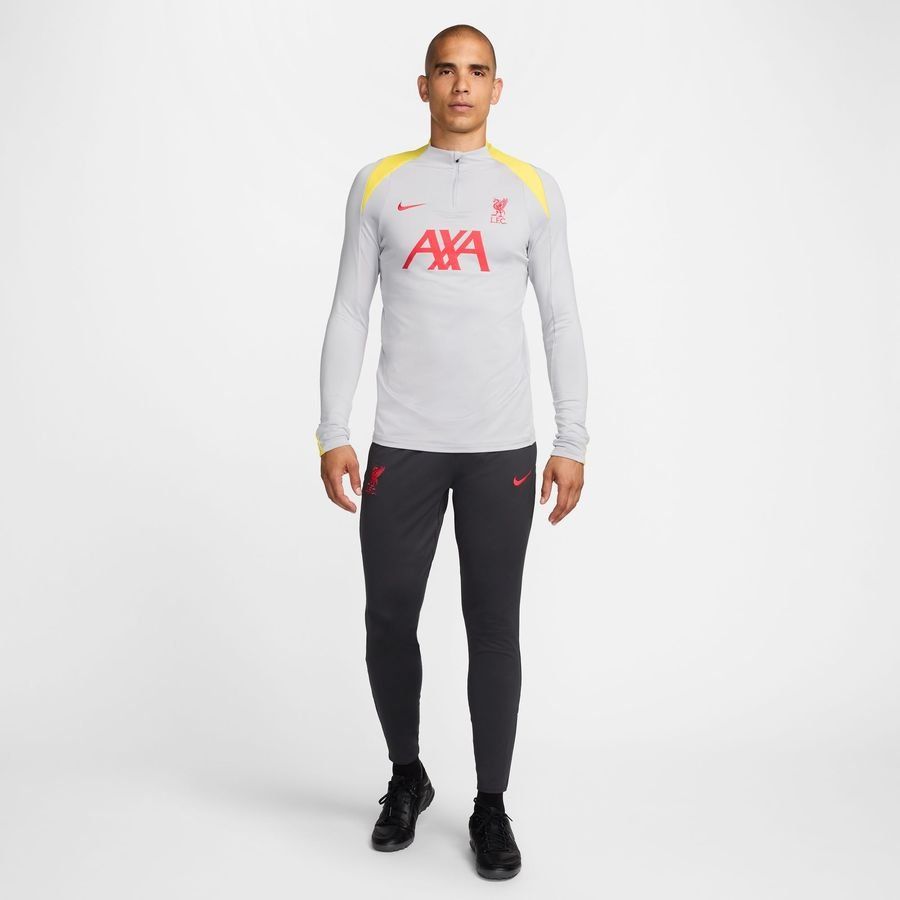 Liverpool Bas de Survêtement Dri-FIT Strike 3ème - Gris/Jaune/Rouge