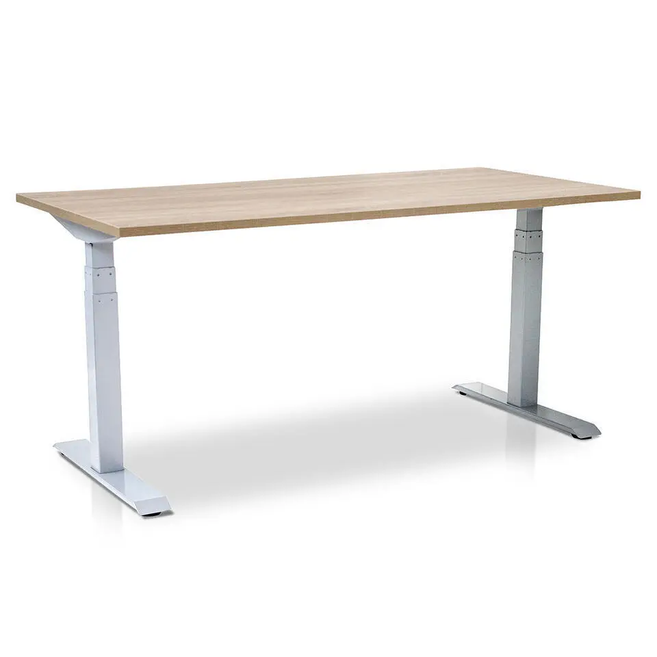 MRC PRO elektrisch ARBO zit-sta bureau - 120x80 cm - midden eiken