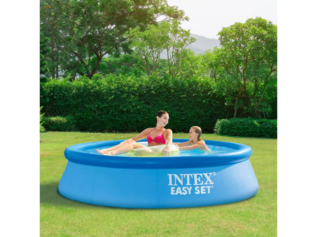 Piscine gonfable 244 x 61cm bassin familiale pour enfants Intex